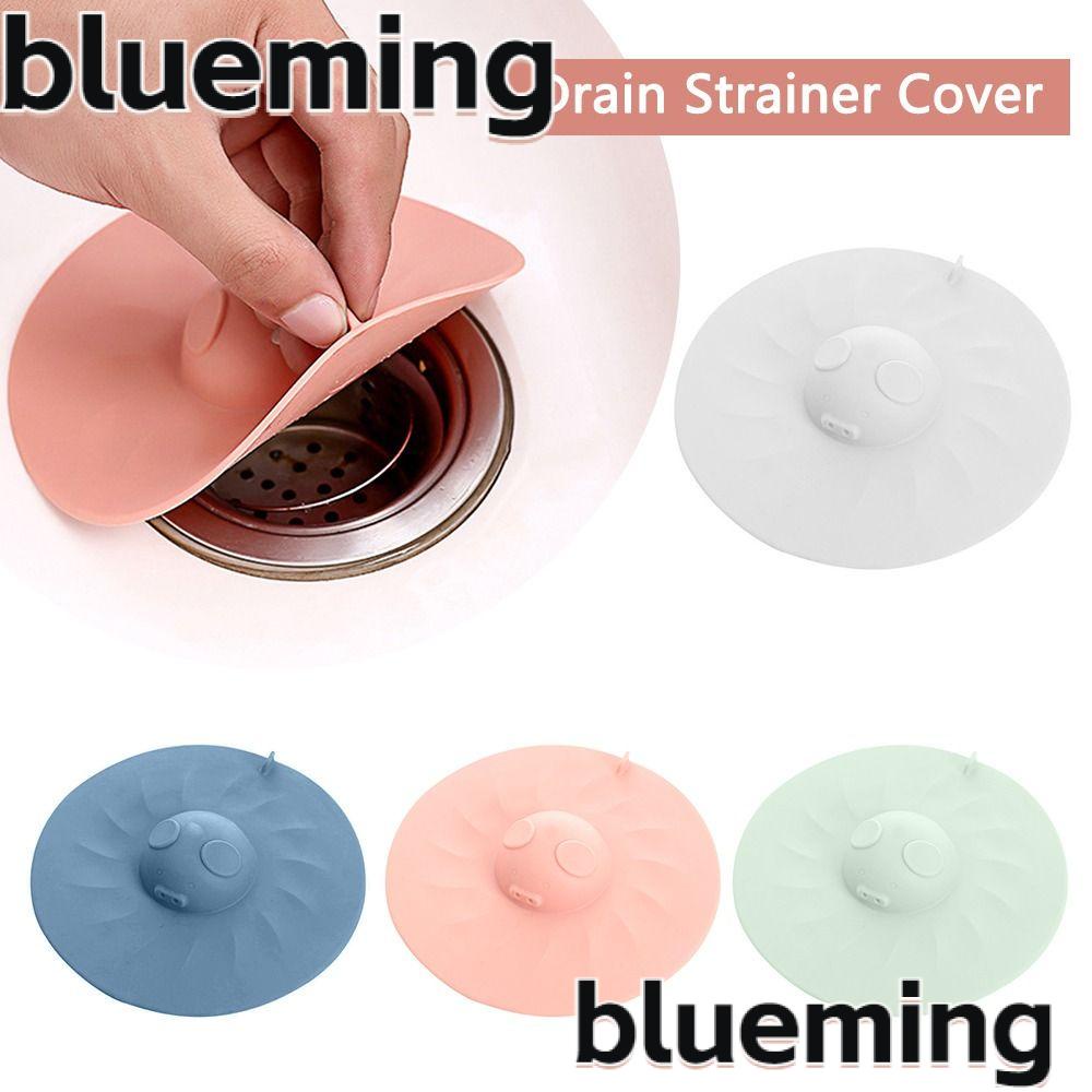 blueming2-ฝาครอบท่อระบายน้ํา-ซิลิโคน-ลายการ์ตูนหมู-กันรั่วซึม-อุปกรณ์เสริม-สําหรับห้องน้ํา