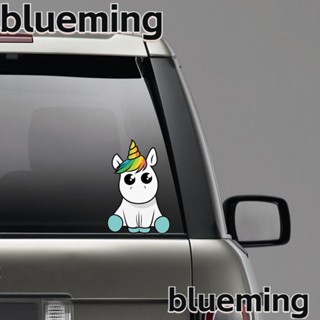 Blueming2 สติกเกอร์ไวนิล กันน้ํา สําหรับติดตกแต่งหน้าต่างรถยนต์