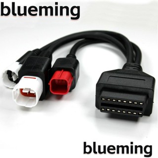 Blueming2 Obd To 3pin อุปกรณ์เสริมสายเคเบิ้ล ทนทาน สําหรับรถจักรยานยนต์ Yamaha