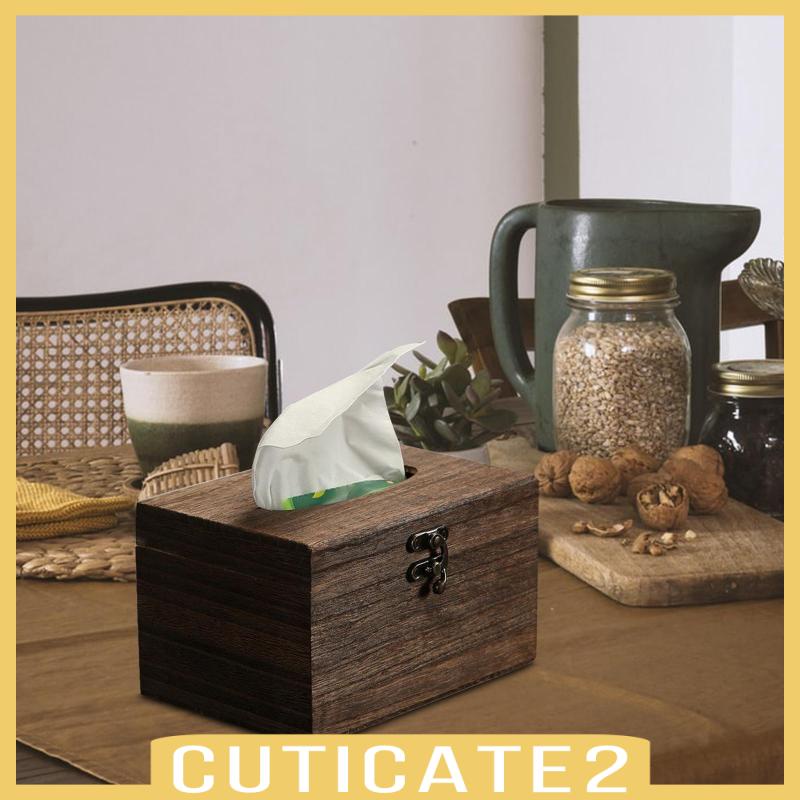 cuticate2-กล่องทิชชู่-แบบไม้-ตั้งได้-สําหรับเคาน์เตอร์