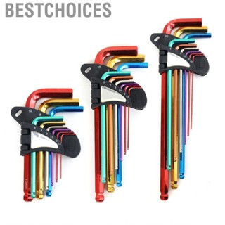 Bestchoices Hex Wrench  Metal 9Pcs Easy Operation Key for Working