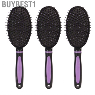 Buybest1 Hair Teasing Comb Scalp   Static Large Board Oval Soft Bristle Lightweight for Household