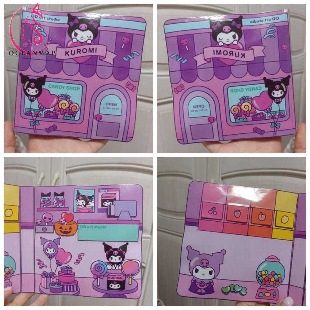 Oceanmap หนังสือการ์ตูน Melody Quiet Book Kuromi My Melody Kuromi Busy ...