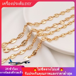 💖เครื่องประดับDIYไม่จางหาย💖สายโซ่ ชุบทอง 14k จี้รูปหมู สําหรับทําเครื่องประดับ สร้อยคอ สร้อยข้อมือ แฮนด์เมด DIY