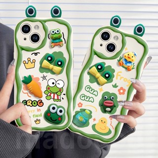 Soft Casing Samsung Galaxy S23 Ultra S22 Plus S21 S20 FE 5G A11 A50 A30S A50S A10S A20S A20 A30 A31 A51 A71 4G A21S A02S A03S M11 Cream Edge Fine Hole Cute Cartoon HandWork 3D Doll Duck Frog party Cartoon Crown Flower Airbag Shockproof Phone Case 1NY 47