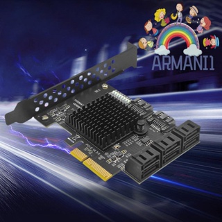 [armani1.th] อะแดปเตอร์ควบคุม PCIE SSD SATA 3.0 GEN3 HDD 6Gbps สําหรับเคสคอมพิวเตอร์ 2U