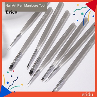 [ER] อุปกรณ์แปรงปากกา สําหรับใช้ในการเพ้นท์ตกแต่งเล็บ ล้างทําความสะอาดได้