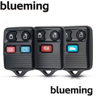 Blueming2 เคสกุญแจรีโมตรถยนต์ ABS 3/4 ปุ่ม สีดํา สําหรับ Ford Escape Exursion Explorer Mercury