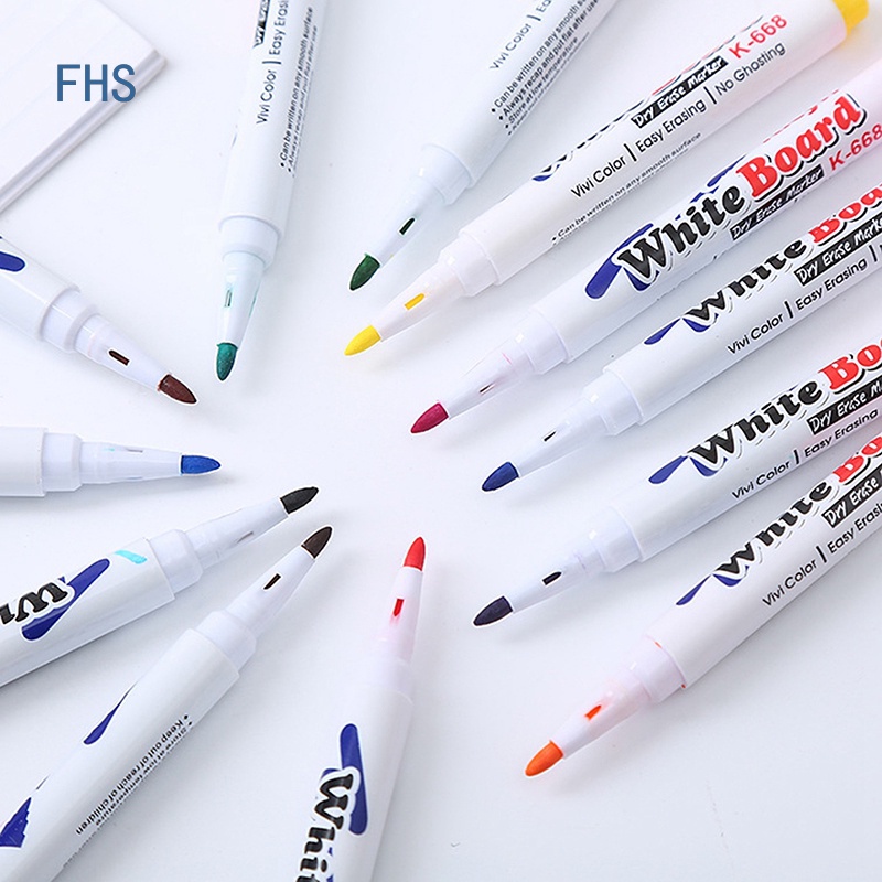 fhs-ชุดปากกามาร์กเกอร์-วาดภาพระบายสีน้ํา-8-12-สี-สําหรับเด็กปฐมวัย