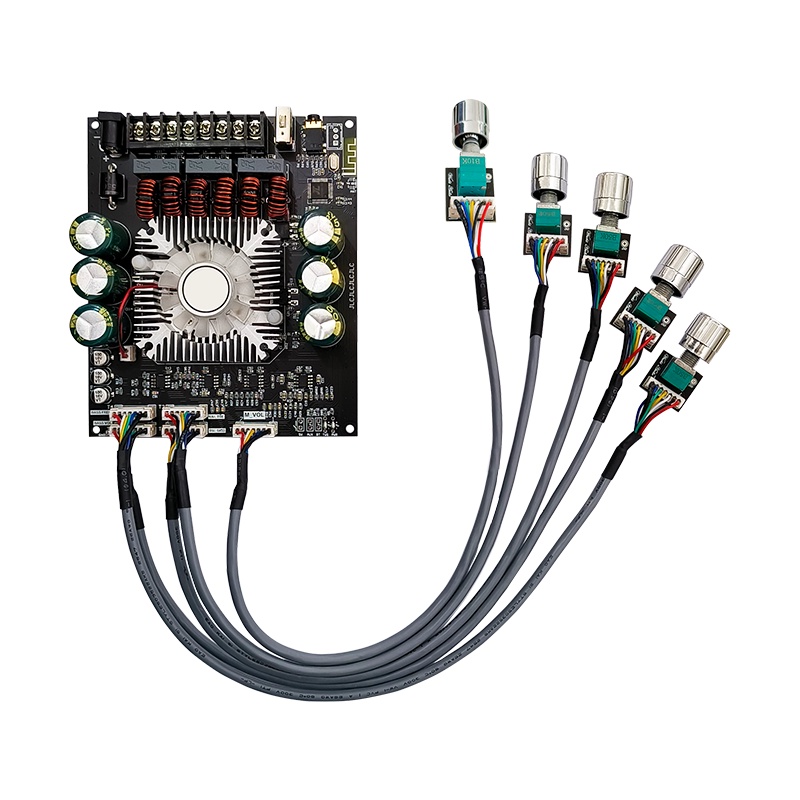 Ht22 โมดูลขยายเสียงซับวูฟเฟอร์ บลูทูธ 2.1 ช่อง TDA7498E 160WX2+220W ...