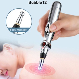 BUBBLE Acupuncture Pen Electronic Relaxation Meridians Full Body Massager