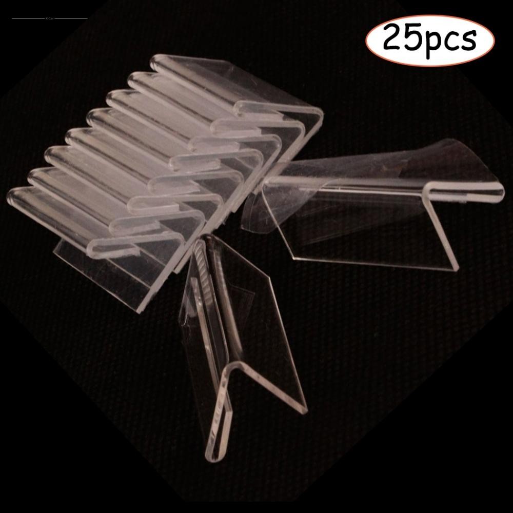 Price Tag Stand Holder Label Mini Sign Acrylic Counter Top Racks ...