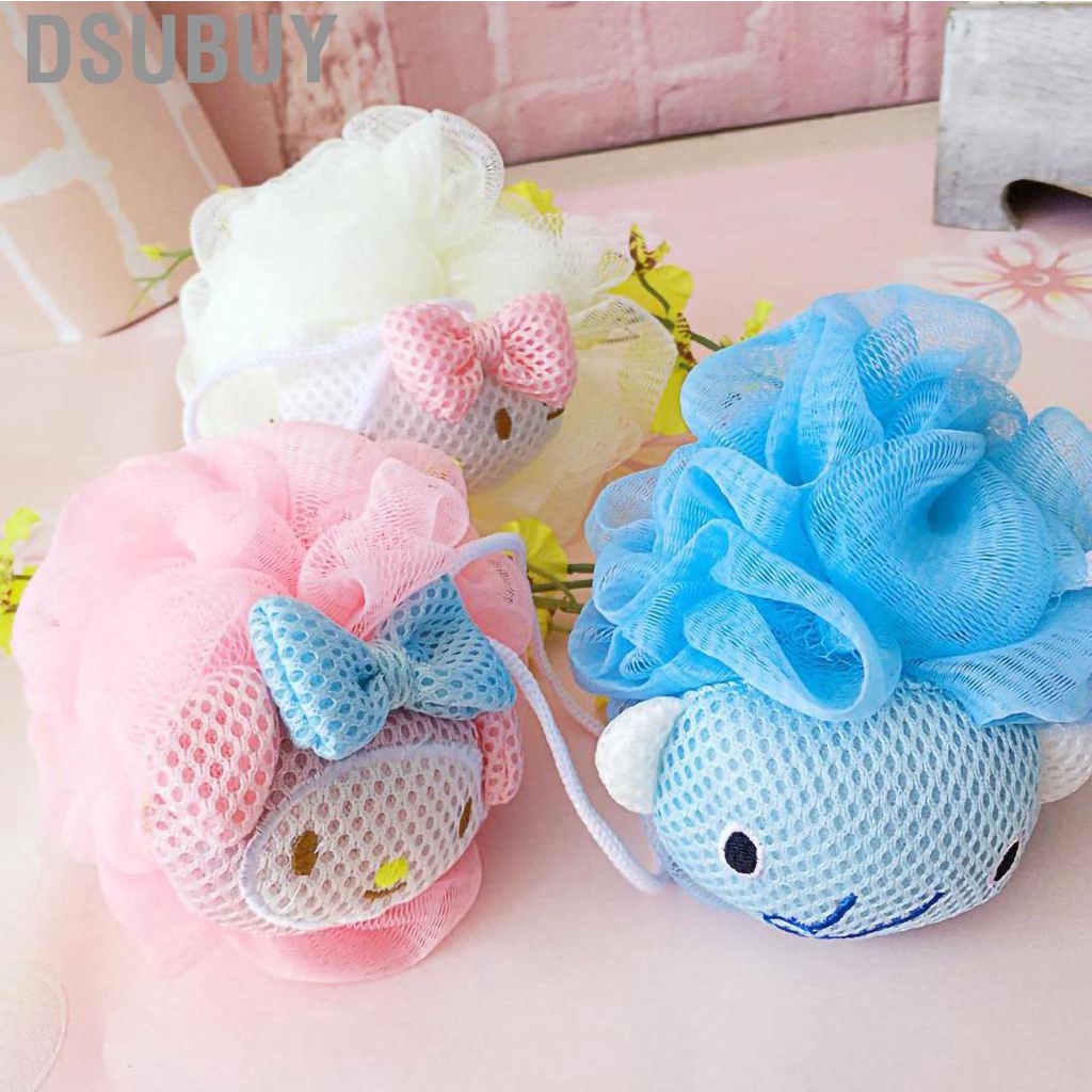 dsubuy-bath-ball-cute-cartoon-shower-puff-loofah-body-scrubber-pe-tool-for-cleaning-bathing