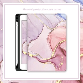 เคส พร้อมช่องใส่ปากกา สําหรับ Huawei Matepad T10s T10 9.7 Matepad Pro 10.8 11 นิ้ว 2022 2021 SE 10.4 นิ้ว 2020 Air 11.5 2023 Mediapad M5 Lite 10.1 T5 M6 8.4 10.8 นิ้ว