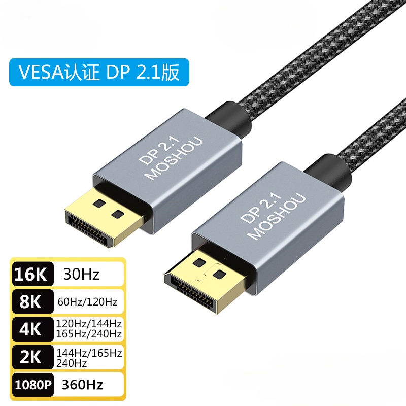 สายเคเบิ้ล-dp-เวอร์ชั่น-2-1-หน้าจอคอมพิวเตอร์-hd-16k-30hz-8k-60hz-4k-240hz