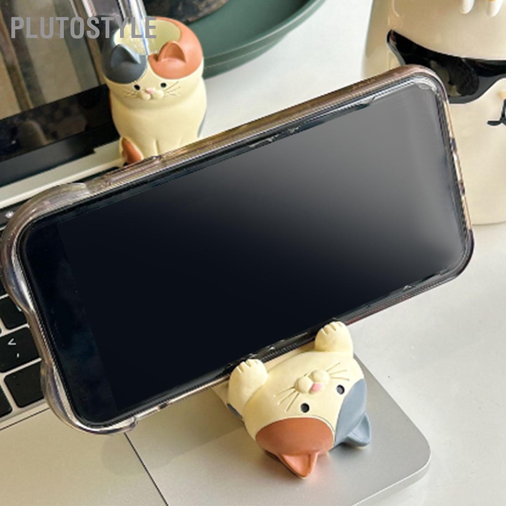 plutostyle-เครื่องประดับแมวโทรศัพท์มัลติฟังก์ชั่นแท็บเล็ตแว่นตาผู้ถือปากกาตกแต่งโต๊ะสำหรับ-home
