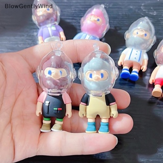 Blowgentlywind พวงกุญแจ จี้ตุ๊กตา PVC ลายการ์ตูน สําหรับตกแต่งภายในรถยนต์ BGW
