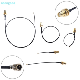 Abongsea U.FL to sma female เสาอากาศเชื่อมต่อ wifi 1.13 pigtail cable ipx to sma cord Nice