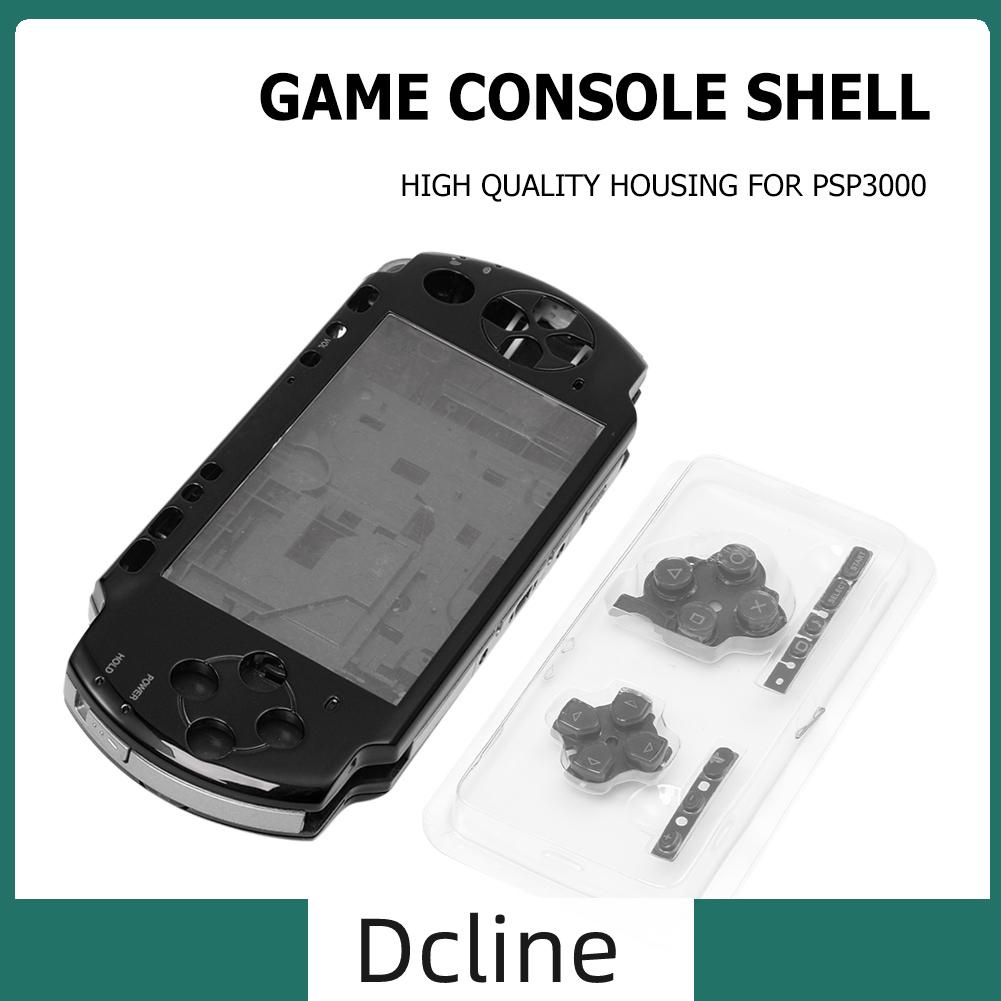 dcline-th-เคส-พร้อมปุ่มกด-แบบเปลี่ยน-สําหรับเกมคอนโซล-psp3000