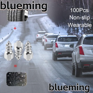 Blueming2 สกรูโลหะ กันลื่น สําหรับรถยนต์ 100 ชิ้น