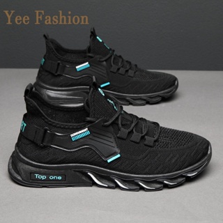 YEE Fashion  รองเท้าผ้าใบผู้ชาย รองเท้าลำลองผู้ชาย  ท้าผ้าใบแฟชั่น สไตล์เกาหลี กีฬากลางแจ้ง ทำงาน ท้าลำลอง  Beautiful สวยงาม สบาย ทันสมัย XYD23902KK 37Z230910