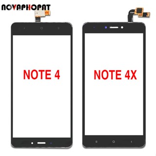 ใหม่ แผงเซนเซอร์ดิจิไทเซอร์ หน้าจอสัมผัส LCD แบบเปลี่ยน สําหรับ Xiaomi Redmi Note 4 Note 4X Note 4