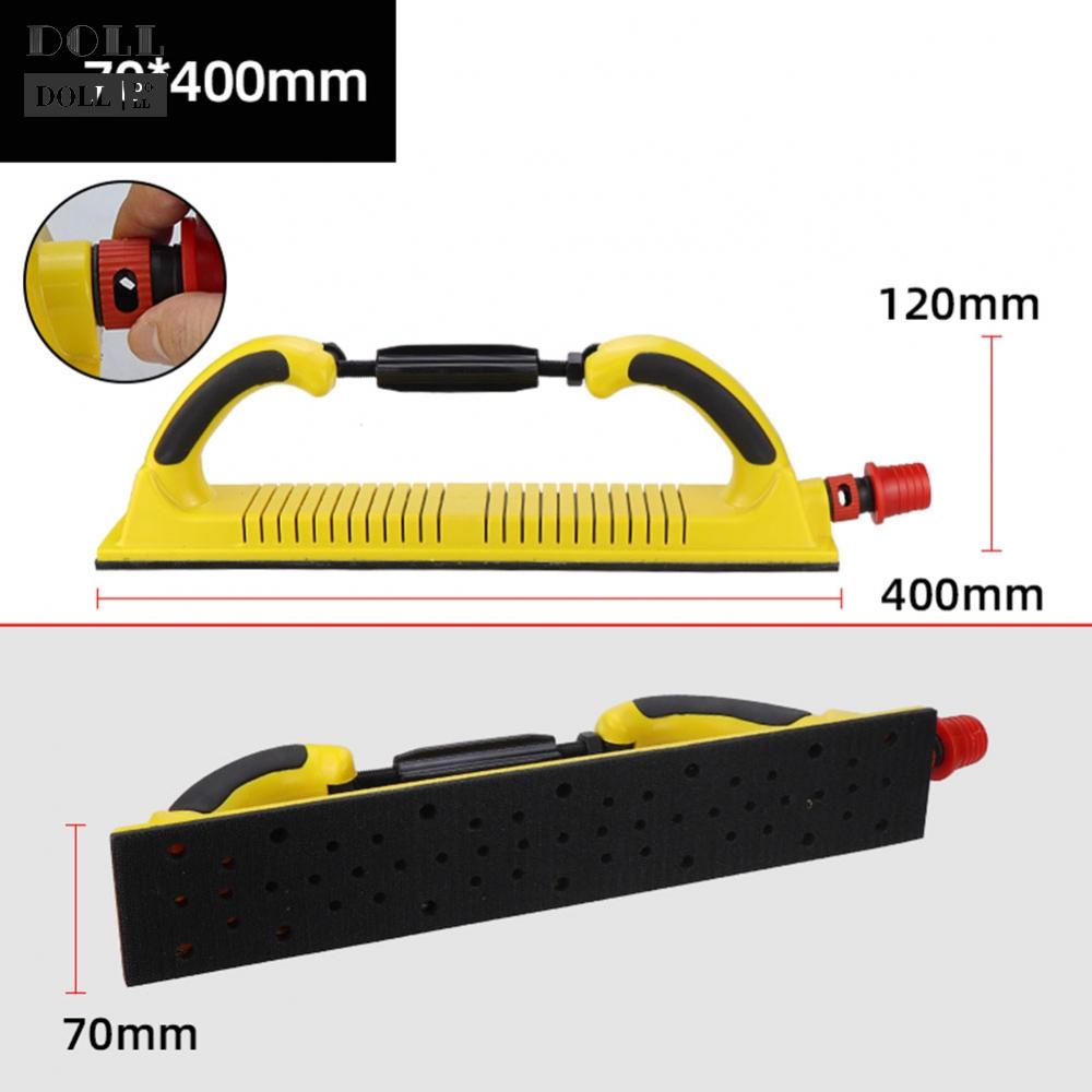 new-dry-grinding-hand-push-board-car-cleaning-rectangular-arc-sandpaper-handle
