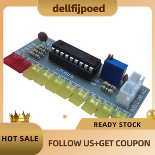 【dellfijpoed】LM3915 ชุดตัวบ่งชี้ระดับเสียง 10 Led สําหรับเครื่องวิเคราะห์สเปกตรัม