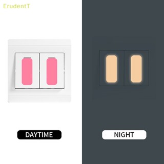 [ErudentT] สติกเกอร์ปุ่มกดสวิตช์ แบบเรืองแสงในที่มืด DIY [ใหม่]