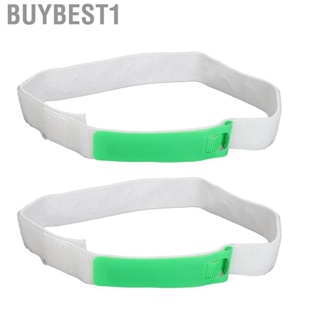 Buybest1 Catheter Leg Strap Urine Drainage Support Green Hook and Loop Fastener Elastic Fabric Slipless for Urinary