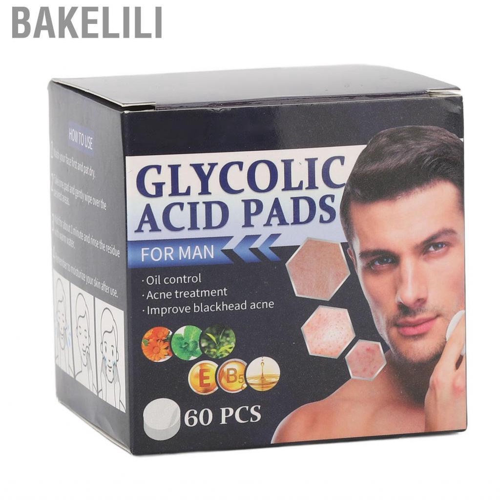 Bakelili Salicylic Acid Pad Reduce Pimples 60 Sheet Soothes Skin Peel
