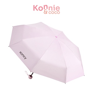 Konvy Portable Pocket Sun Umbrella #Pink คอนวี่ ร่มกันยูวีแบบออโต้พับ 3 ตอน สีชมพู.