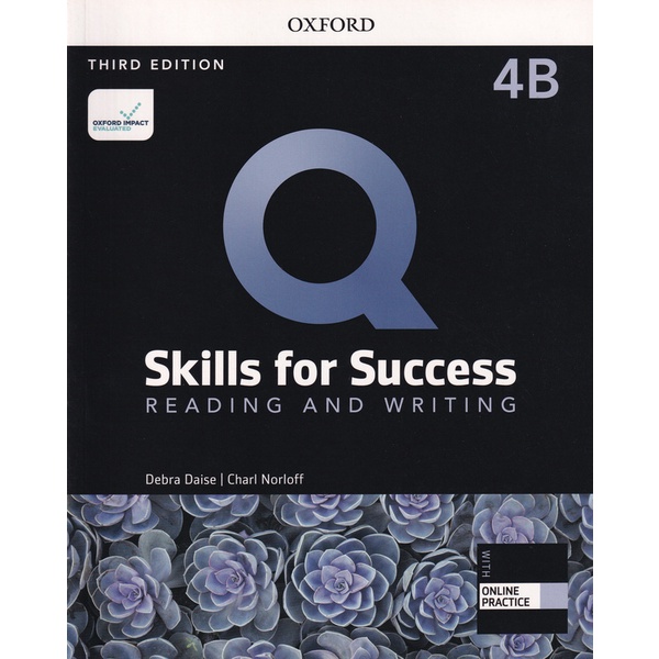 bundanjai-หนังสือคู่มือเรียนสอบ-q-skills-for-success-3rd-ed-4-reading-and-writing-student-book-b-iq-online