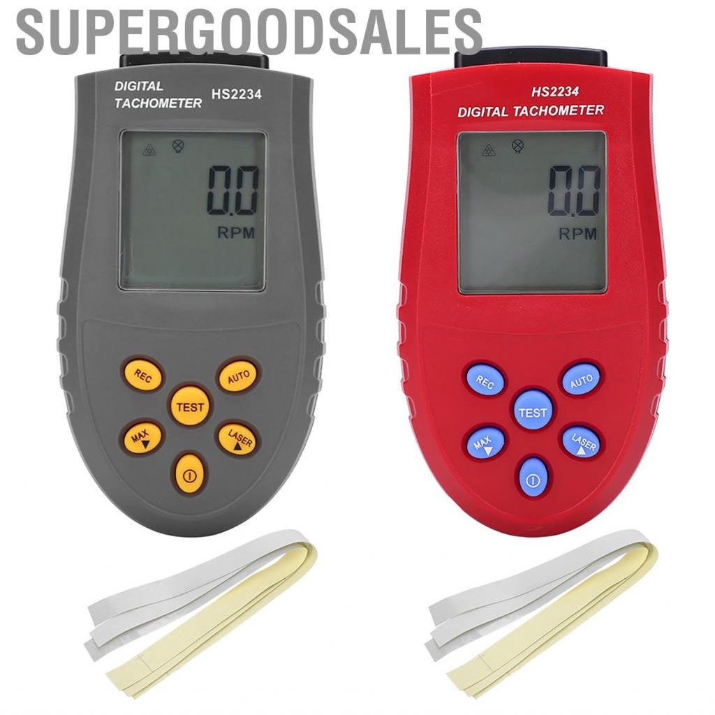 Supergoodsales HS2234 Tachometer NonContact Digital Display
