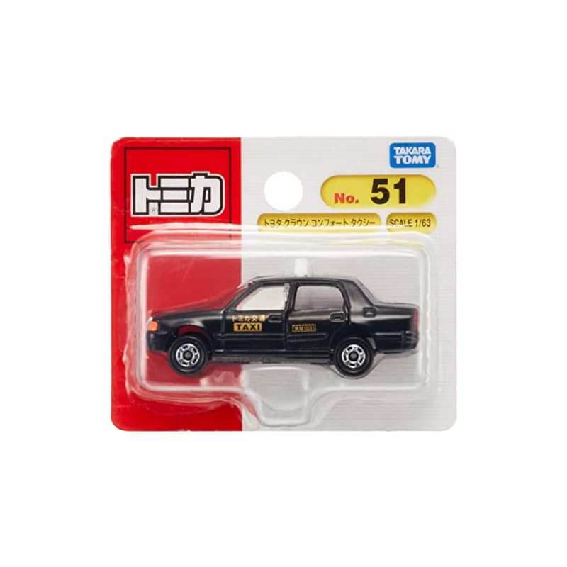 Tomy Tomica No.051 TOYOTA CROWN COMFORT TAXI (Blister) Minicar Toy 3yrs ...