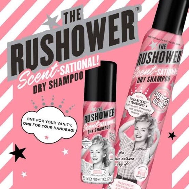 Soap and Glory Dry Shampoo สเปรย์สระผมกลิ่นหอมเย้ายวน ดูด ซับความมันโซพ