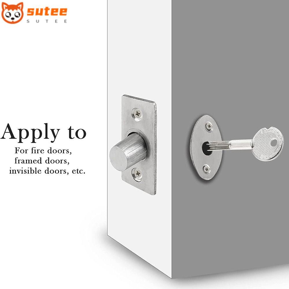 Sotee Manager Lock ล็อคประตูที่มองไม่เห็นสแตนเลสแบบหนา อุปกรณ์เสริม ชุด ...