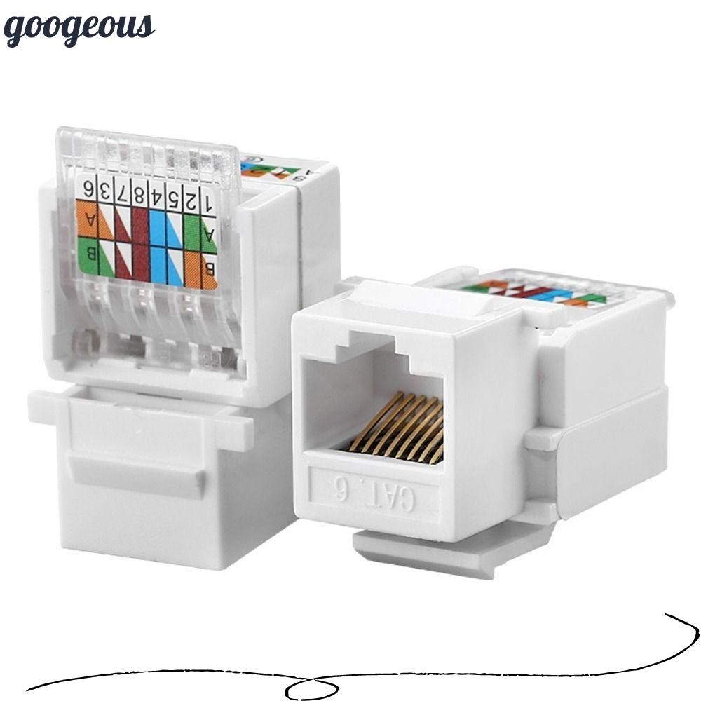 Godgeous RJ45 โมดูลอีเธอร์เน็ต, เครื่องมือ-Less โมดูลสีขาว Coupler, อะ ...
