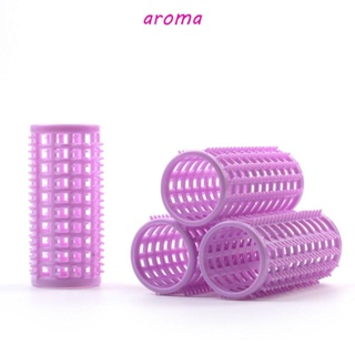 Aroma โรลม้วนผม ไม่ใช้ความร้อน DIY เครื่องมือจัดแต่งทรงผมด้วยตัวเอง พร้อมกิ๊บติดผม