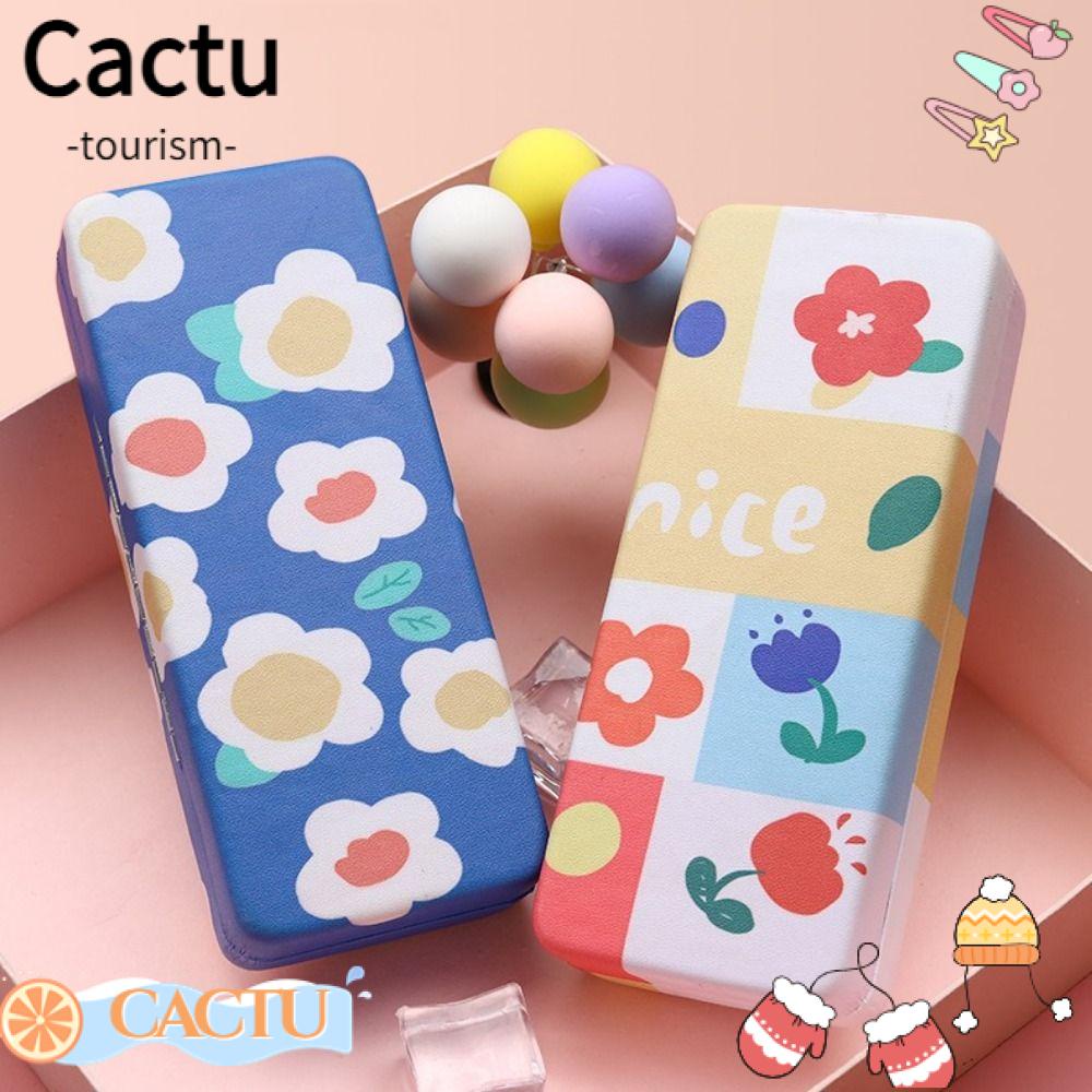 cactu-เคสหนัง-pu-ป้องกันแว่นตา-สําหรับเดินทาง