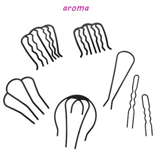 Aroma กิ๊บติดผม โลหะผสม เครื่องประดับผม เครื่องทําขนมปัง