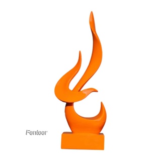 [Fenteer] รูปปั้นรูปเปลวไฟแอปสแตรกท์ สไตล์โมเดิร์น สร้างสรรค์ สําหรับตกแต่งบ้าน ออฟฟิศ โต๊ะกาแฟ ตู้
