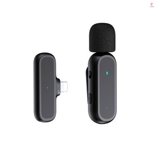 Wireless Clip-on Microphone for iPhone 13/12/11/10 - Capture Professional Audio in Any Setting