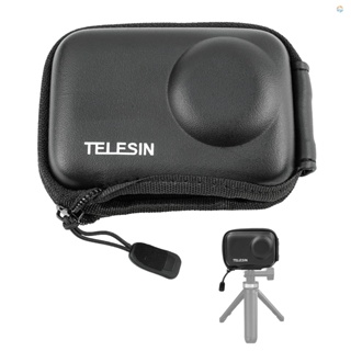{Fsth} Telesin กระเป๋าเคสใส่กล้องดิจิทัล กึ่งเปิด แบบพกพา สําหรับกล้องดิจิทัล DJI Osmo Action3
