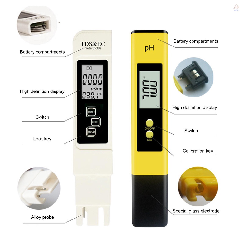 เครื่องตรวจจับคุณภาพน้ํา-ph-ค่า-ph-ec-amp-tds