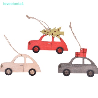 【loveoionia1】จี้รูปรถยนต์ หลากสี สําหรับตกแต่งบ้าน ต้นคริสต์มาส ปีใหม่【IA】