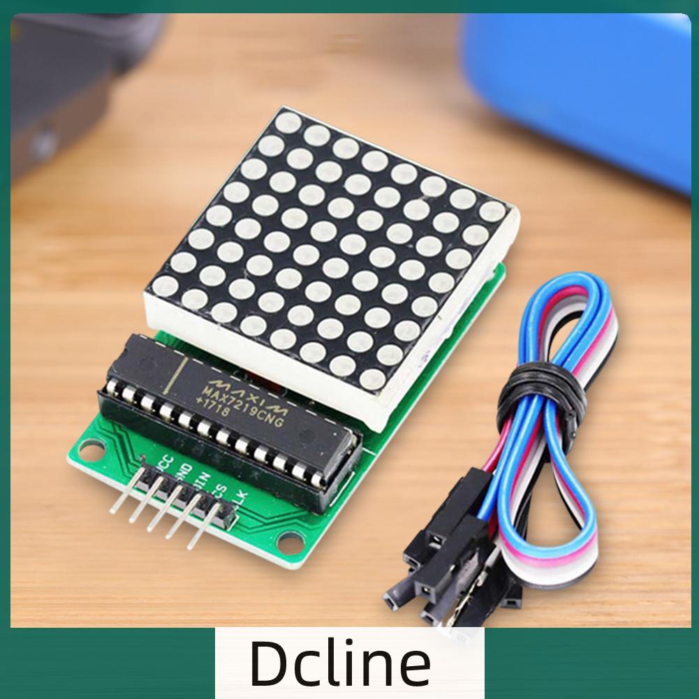 dcline-th-max7219-โมดูลควบคุมจอแสดงผล-led-mcu-8x8-จุด-5v-พร้อมอินเตอร์เฟส