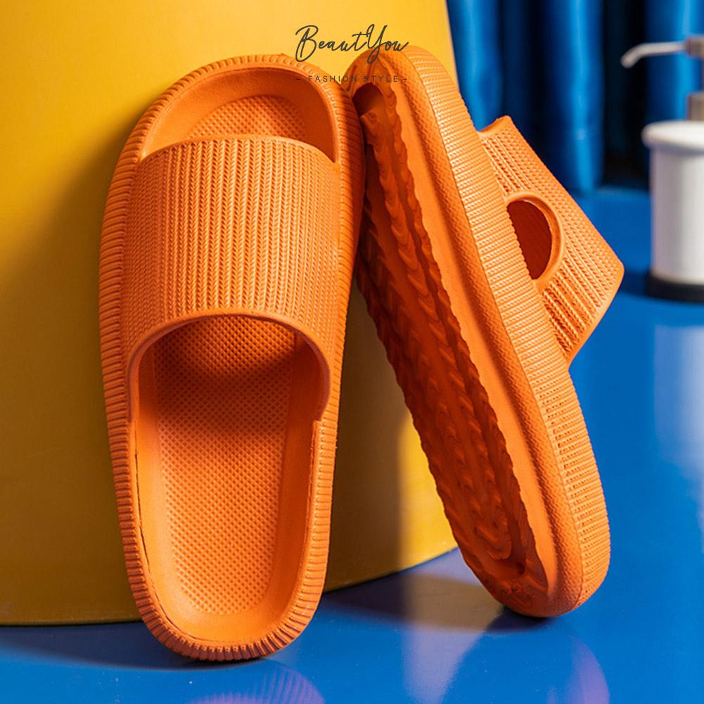 รองเท้าแตะ-กันลื่น-สีเทา-สีชมพู-สีส้ม-เหมาะกับใส่ในบ้าน-ห้องน้ํา-สําหรับคู่รัก-beautyou-th