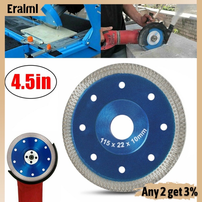 eralml-ใบมีดตัดเพชรเทอร์โบ-แห้ง-4-5-นิ้ว-เครื่องเจียรดิสก์-เครื่องมือล้อที่มีประสิทธิภาพ-บางพิเศษ