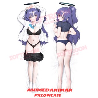 Yuuka Blue Archive Dakimakura ปลอกหมอนอิงโซฟา แบบนิ่ม ลายอนิเมะญี่ปุ่น Otaku ขนาด 50x160 ซม. DK4769